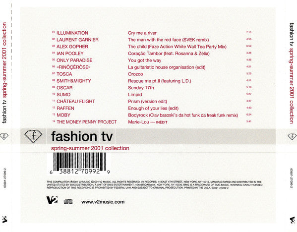 Various : Fashion TV Spring-Summer 2001 Collection (CD, Comp)