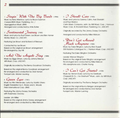 Barry Manilow : Singin' With The Big Bands (CD, Album)