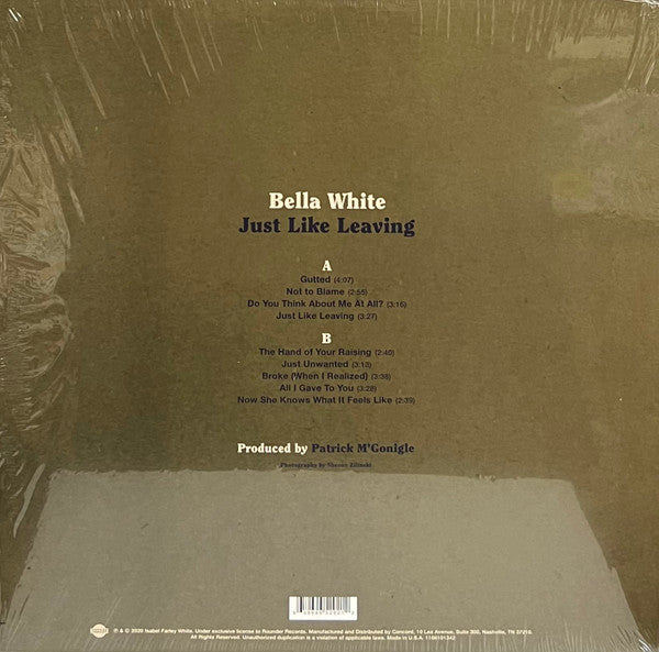 Bella White : Just Like Leaving (LP, RE)