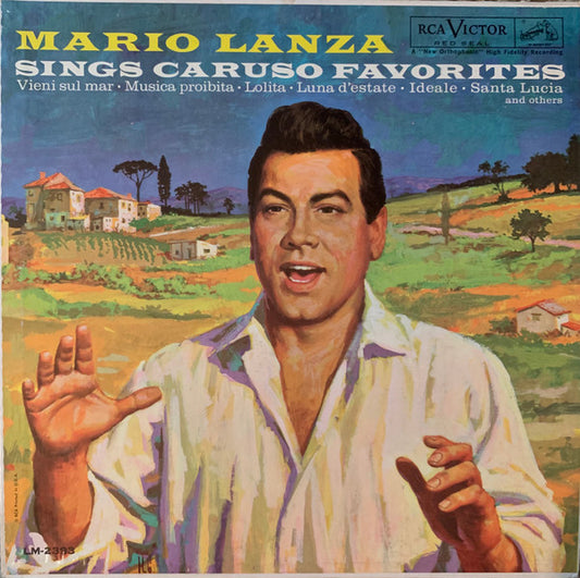 Mario Lanza : Sings Caruso Favorites (LP, Album, Mono)