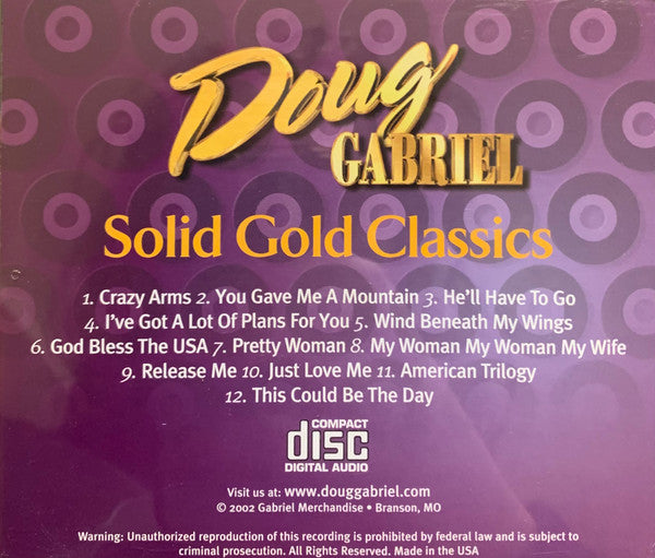 Doug Gabriel (2) : Solid Gold Classics (CDr)