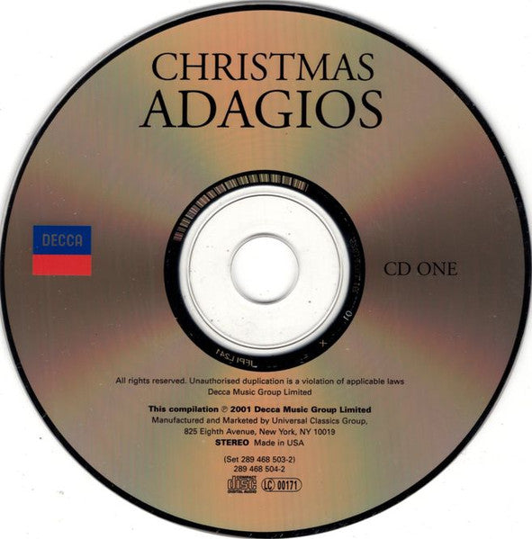 Various : Christmas Adagios (2xCD, Album, Comp, RE)