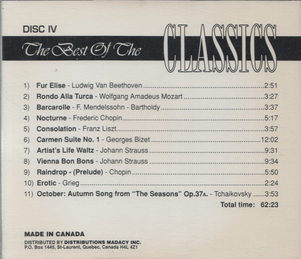 No Artist : The Best Of The Classics Vol. 4 (CD)