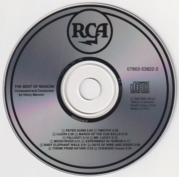 Henry Mancini : The Best Of Mancini (CD, Comp, RE, RM, Dis)