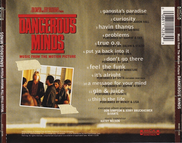 Various : Dangerous Minds (Music From The Motion Picture) (CD, Comp)