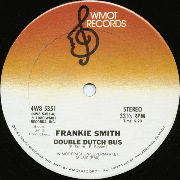 Frankie Smith : Double Dutch Bus / Double Dutch (12")