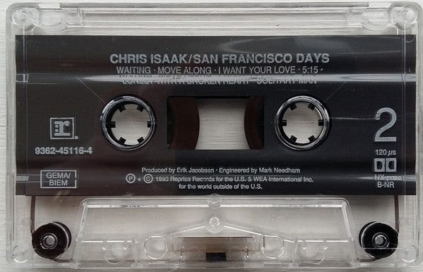 Chris Isaak : San Francisco Days (Cass, Album)