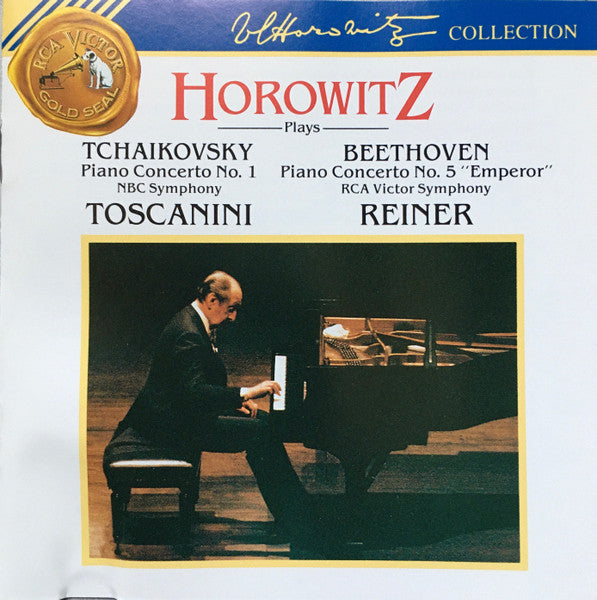 Horowitz*, Tchaikovsky*, Beethoven* : Horowitz Plays Piano Concerto No. 1 / Piano Concerto No. 5 "Emperor" (CD, Comp, Club, RM)