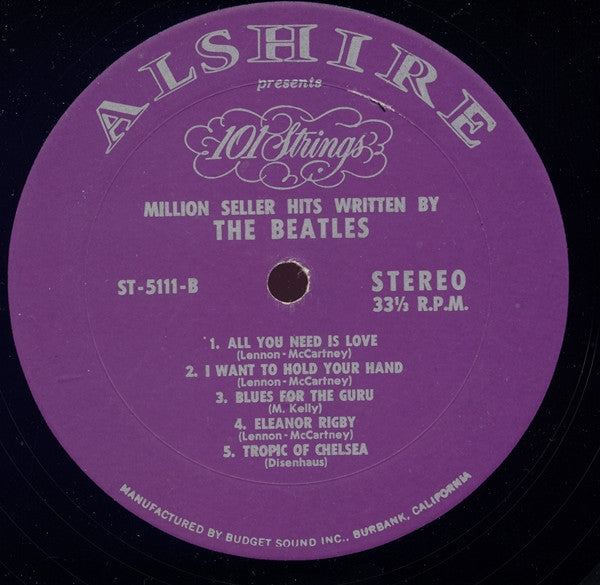 101 Strings : Play Hits Written By The Beatles (LP)
