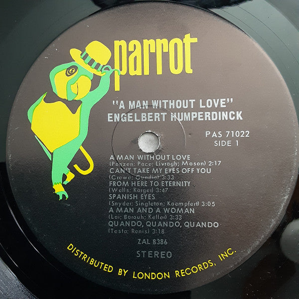 Engelbert Humperdinck : A Man Without Love (LP, Album)