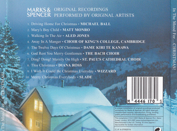 Various : In The Mood For Christmas (CD, Album, Comp)