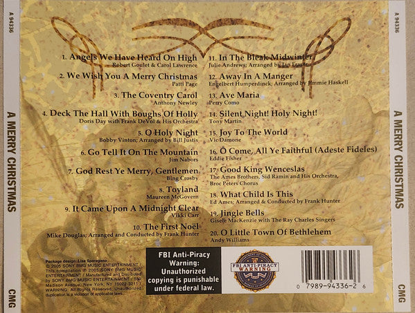 Various : A Merry Christmas (CD, Comp)