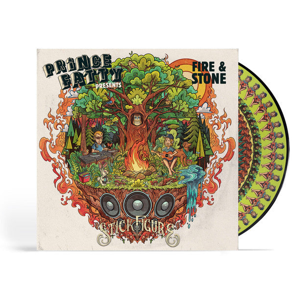 Prince Fatty Presents Stick Figure (2) :  Fire & Stone (LP, Pic, RP, Zoe)