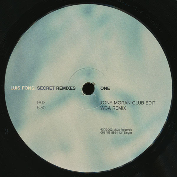 Luis Fonsi : Secret (Remixes) (2x12", Maxi)