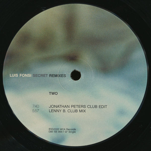 Luis Fonsi : Secret (Remixes) (2x12", Maxi)