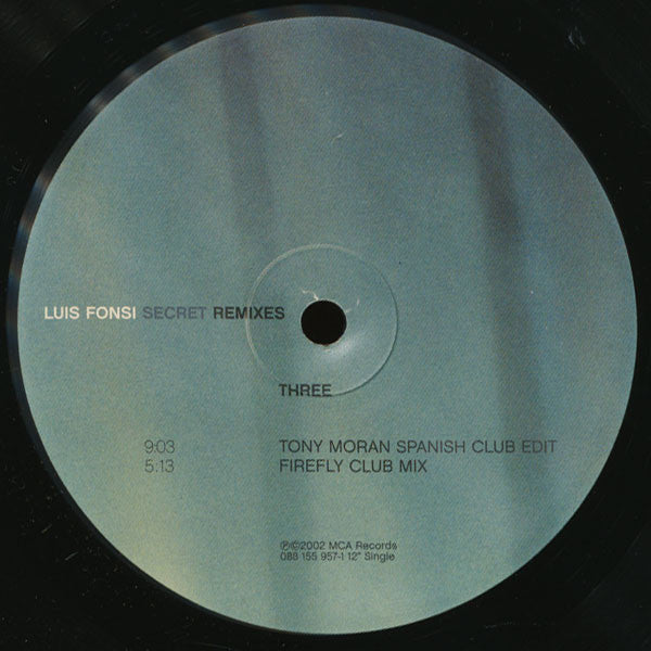 Luis Fonsi : Secret (Remixes) (2x12", Maxi)