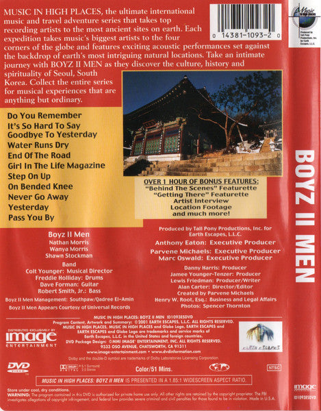 Boyz II Men : Boyz II Men (DVD-V, NTSC)