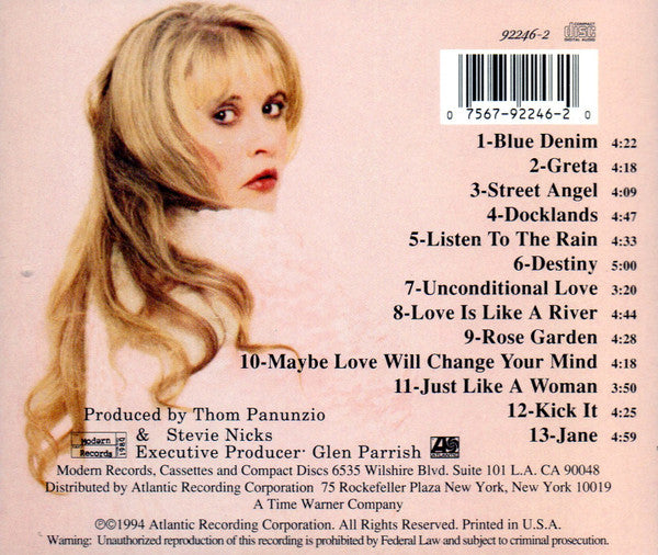 Stevie Nicks : Street Angel (CD, Album)