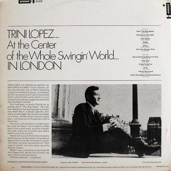 Trini Lopez : Trini Lopez In London (LP, Album)