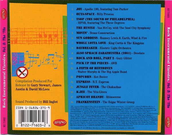 Various : Rock Instrumental Classics, Volume 3: The Seventies (CD, Comp, RM)