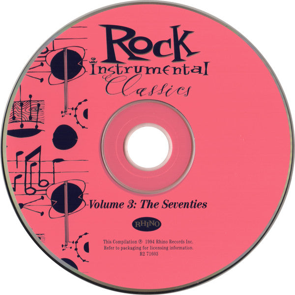 Various : Rock Instrumental Classics, Volume 3: The Seventies (CD, Comp, RM)