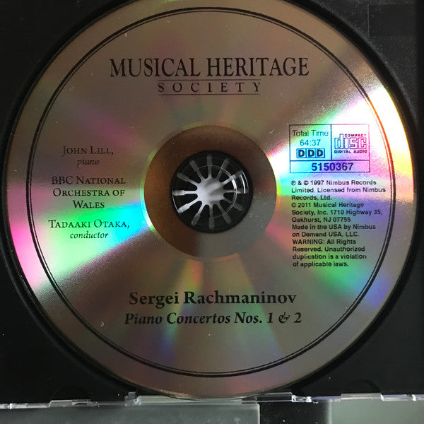 Rachmaninov* : Piano Concertos Nos. 1 & 2 (CD, Club, RE)
