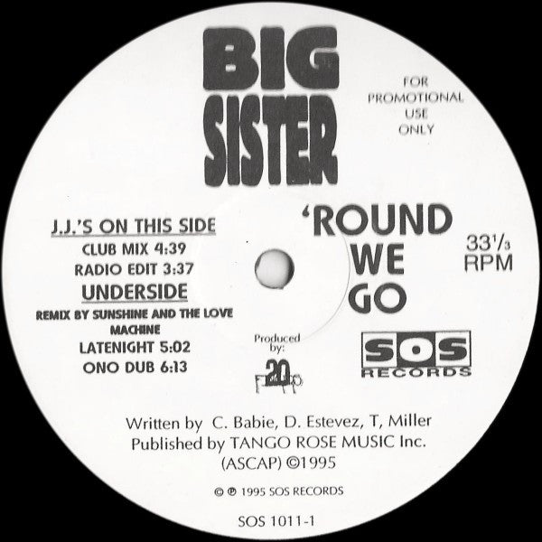 Big Sister : 'Round We Go (2x12", Promo)