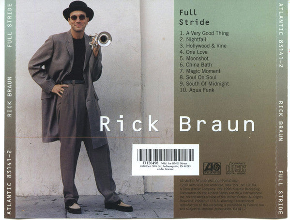 Rick Braun : Full Stride (CD, Album, Club)