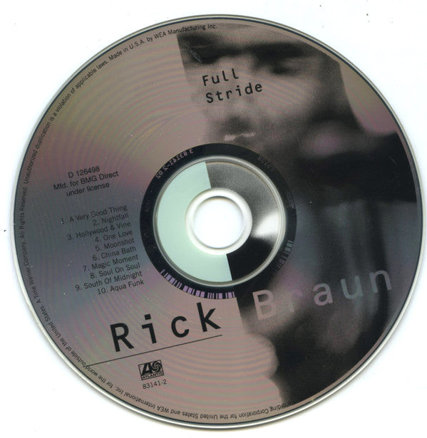 Rick Braun : Full Stride (CD, Album, Club)