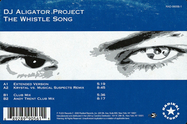 DJ Aligator Project : The Whistle Song (12")