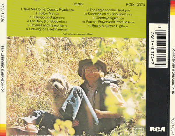 John Denver : John Denver's Greatest Hits (CD, Comp, RE)