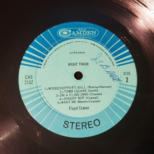Floyd Cramer : Night Train (LP, Album)