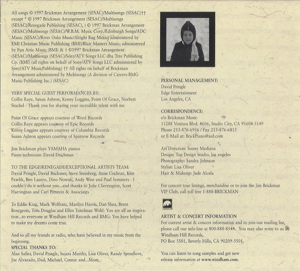 Jim Brickman : The Gift (CD, Album, Dig)