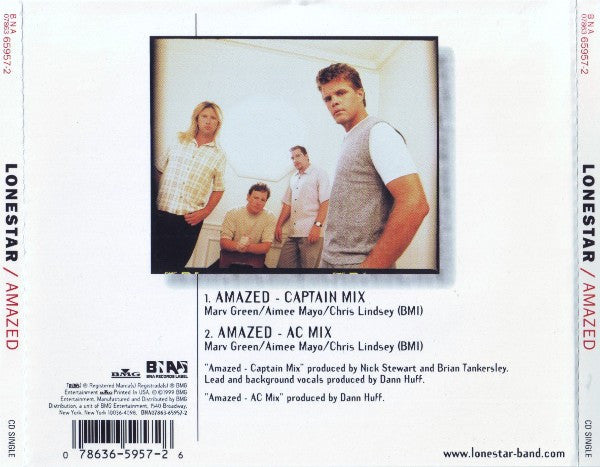 LoneStar (3) : Amazed (CD, Single)