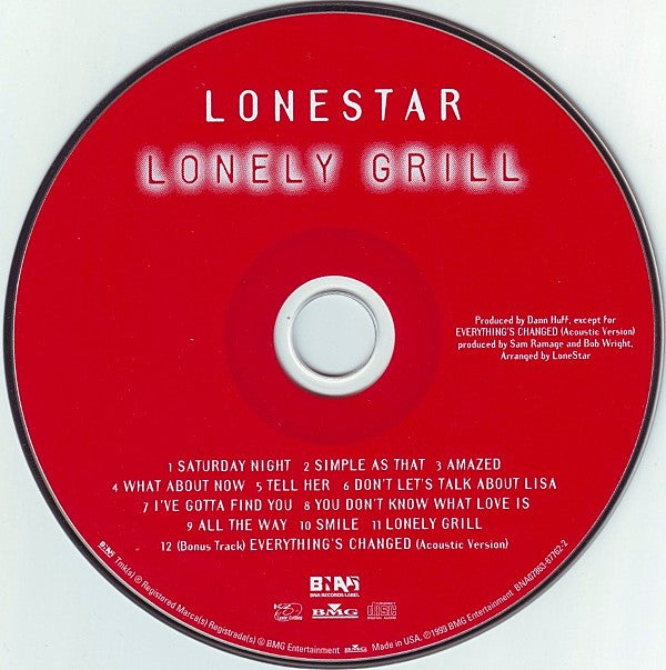 Lonestar (3) : Lonely Grill (CD, Album)