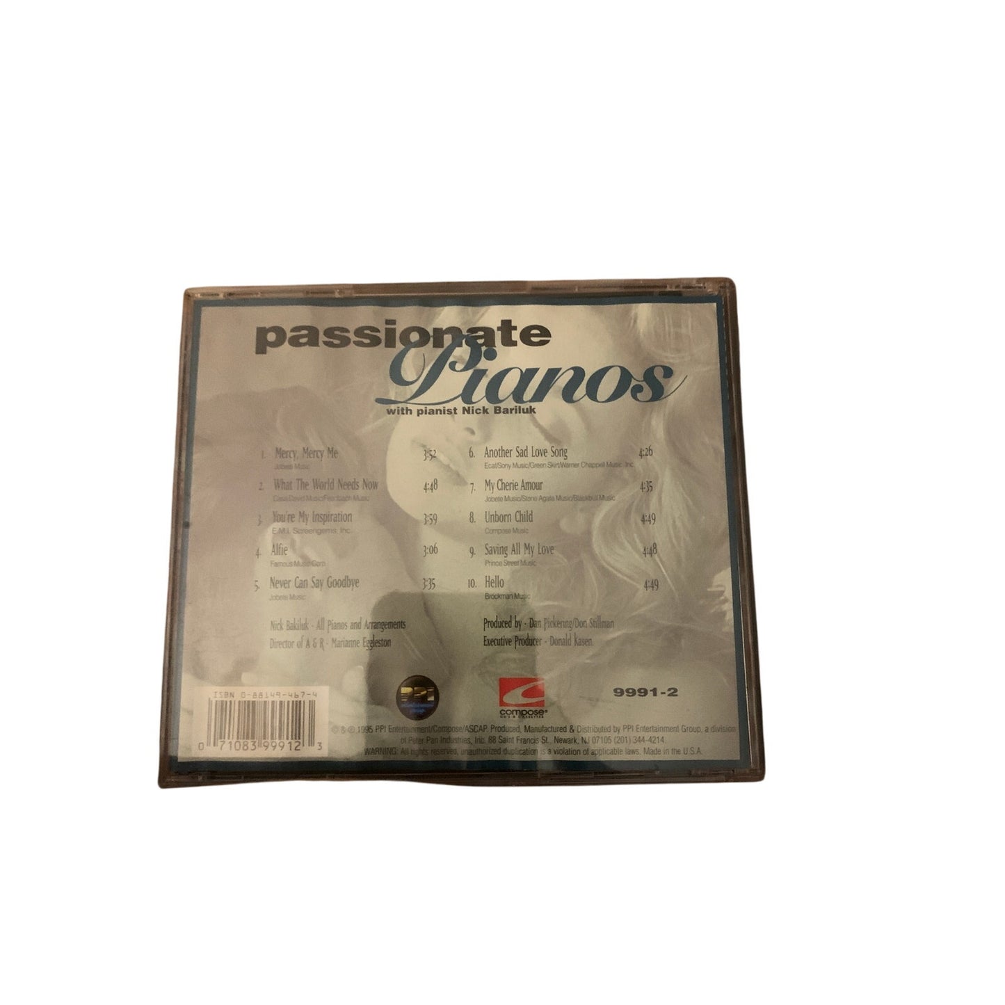 Nick Bariluk - Passionate Pianos (CD)
