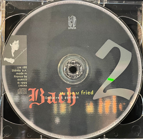 Bach* - Miriam Fried : Sonates & Partitas (2xCD, Album)