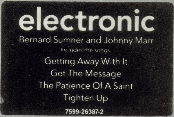 Electronic : Electronic (CD, Album)