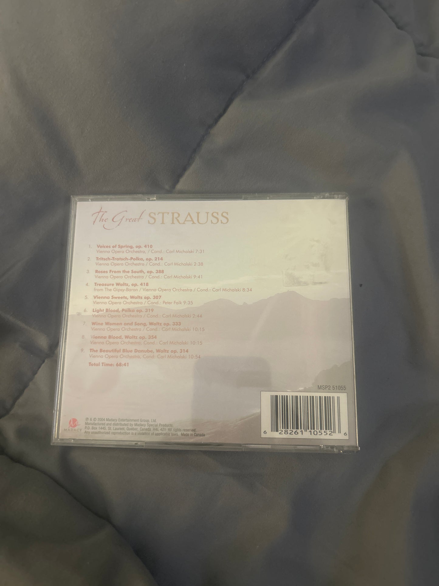 Vienna Opera Orchestra with Various Conductors- The Great Strauss (CD)