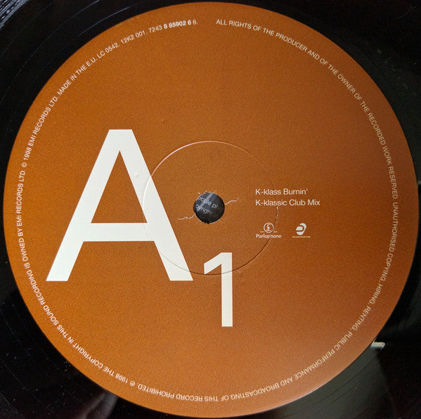 K-klass : Burnin' (12")