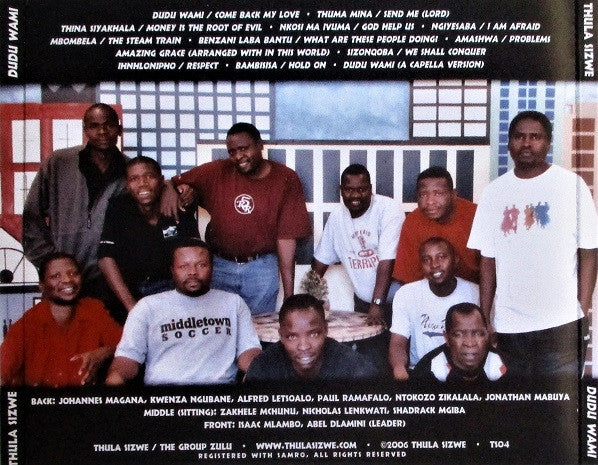 Thula Sizwe : The Group Zulu : Dudu Wami (CD, Album)