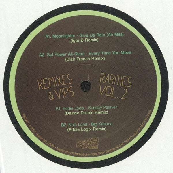 Various : Remixes Rarities & Vips Vol. 2 (12", Comp)