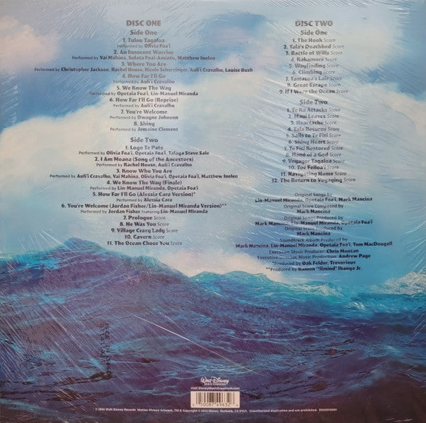 Various : Moana (Original Motion Picture Soundtrack) (LP,  Bl + LP, Cle + Album)