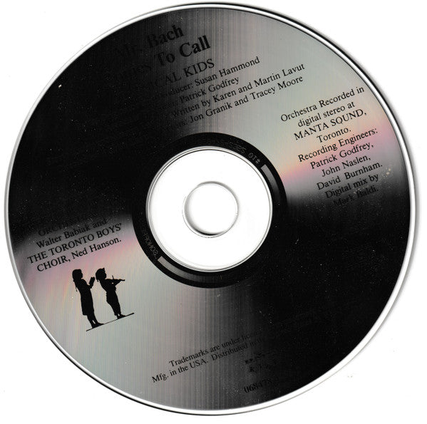 Bach*, Studio Arts Orchestra, The Toronto Boys' Choir* : Mr. Bach Comes To Call (CD, Album)