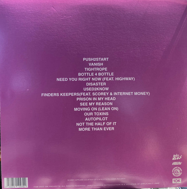 Dro Kenji : With Or Without You (LP, Album, Pur)