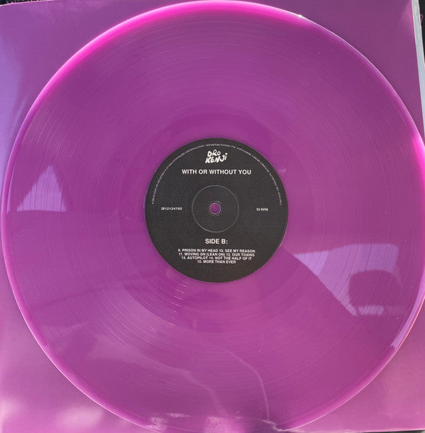 Dro Kenji : With Or Without You (LP, Album, Pur)