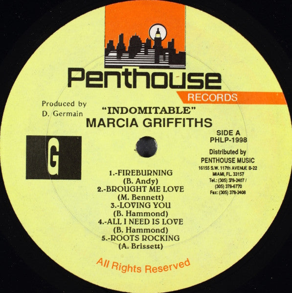 Marcia Griffiths : Indomitable (LP, Album)