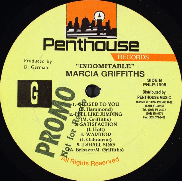 Marcia Griffiths : Indomitable (LP, Album)