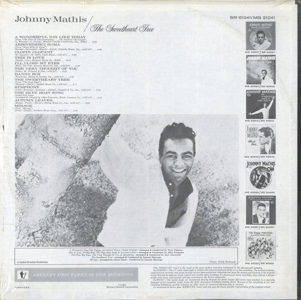 Johnny Mathis : The Sweetheart Tree (LP, Mono)