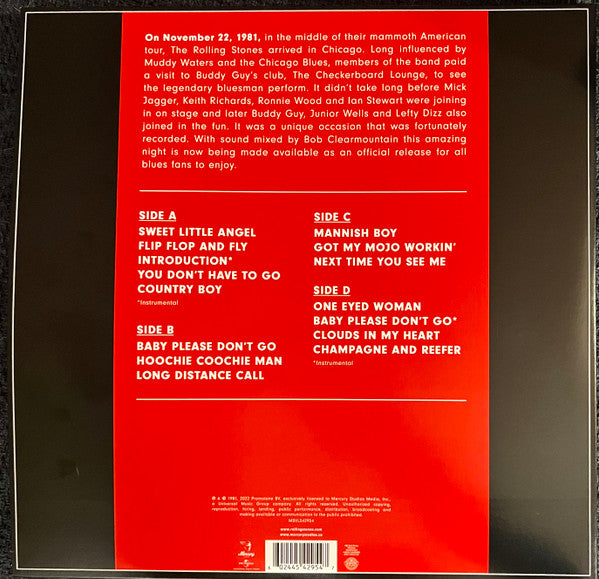 Muddy Waters, The Rolling Stones : Checkerboard Lounge - Live Chicago 1981 (LP, Opa + LP, Opa + Album, RE)